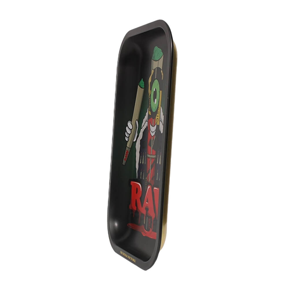 RAW Metal Rolling Tray Cone Monster Medium 17.5 x 27.5cm