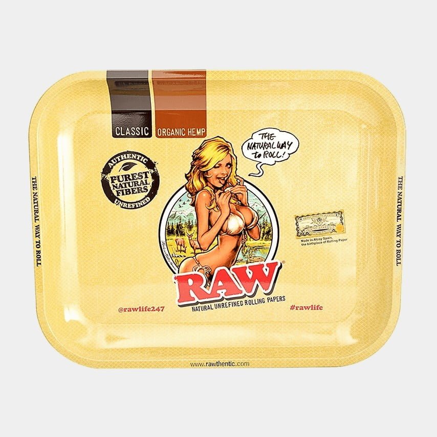 RAW - Bikini Metal Rolling Tray