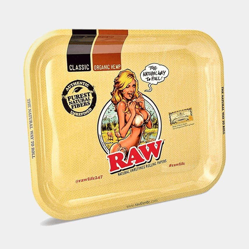 RAW - Bikini Metal Rolling Tray