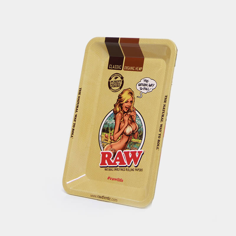 RAW - Bikini Metal Rolling Tray