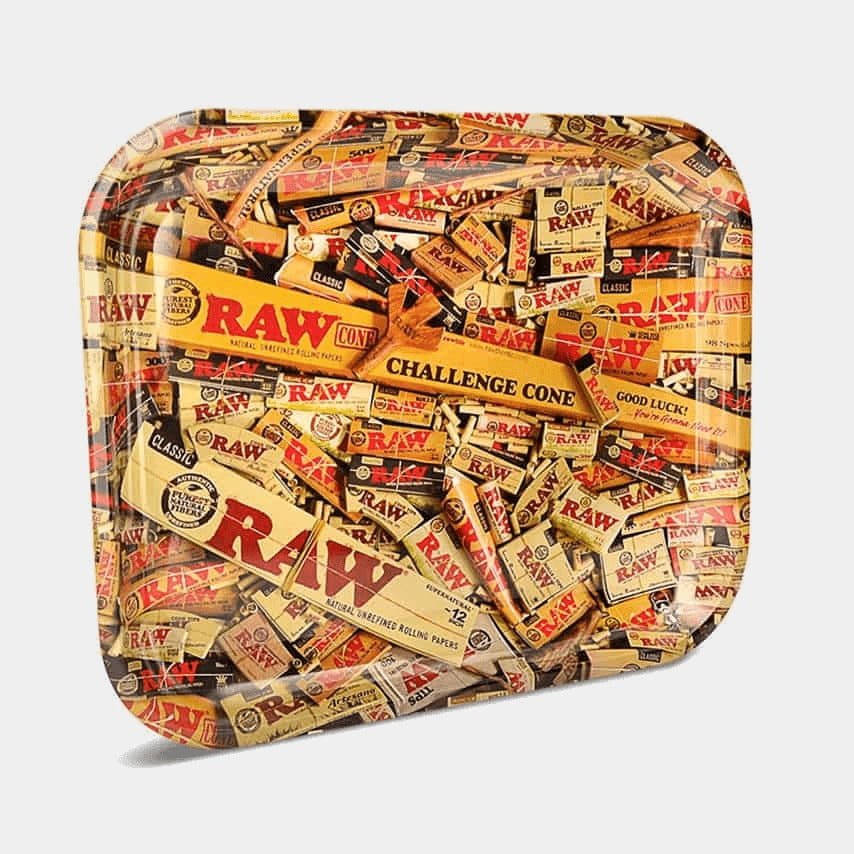 RAW - Mixed Products Metal Rolling Tray