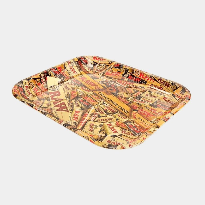 RAW - Mixed Products Metal Rolling Tray